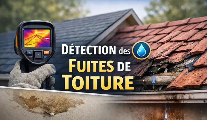 Détection des fuites de toiture