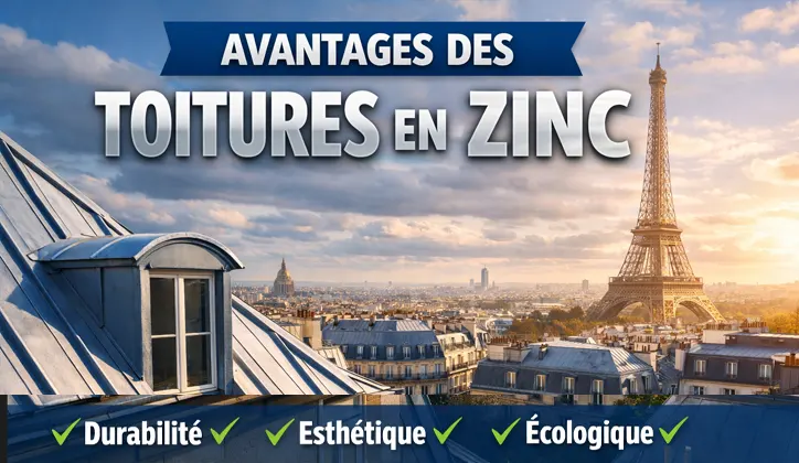 Avantages des toitures en zinc : Durabilité et Esthétique