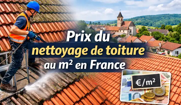 Prix du nettoyage de toiture au m² en France (Guide 2026) | MH Renovation