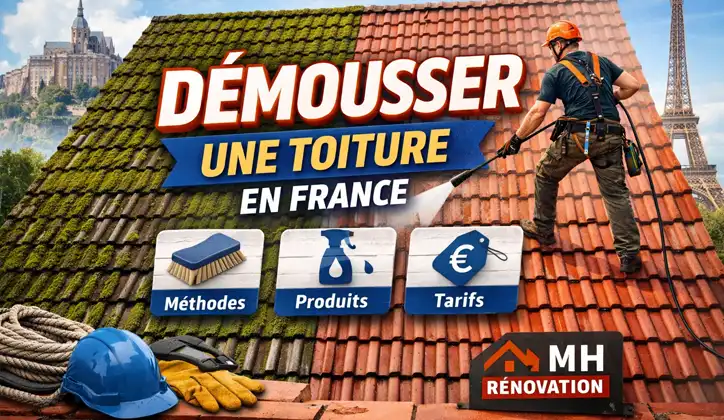 Comment démousser une toiture en France
